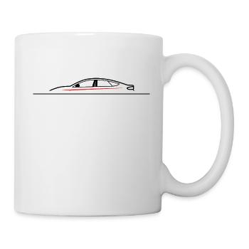 Car Silouhette - Mug - white - Right