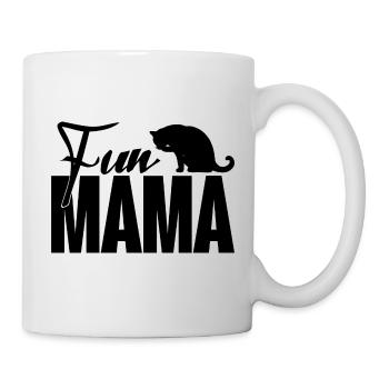 Fête des mères chat mignon mère - fun mama - Mug blanc - blanc - Droite