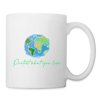 Planet - Tasse - Weiß - Rechts