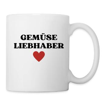 Gemüse Liebhaber - Tasse - Weiß - Rechts