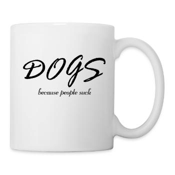 Hund Chien - Mug blanc - blanc - Droite