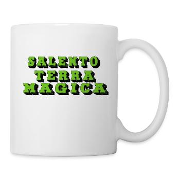Salento T-Shirt "Salento Terra magica" - Tasse - Weiß - Rechts