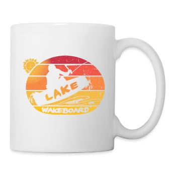 Wakeboard, Sun - Tasse - Weiß - Rechts