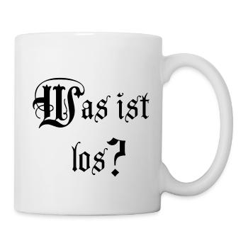 Was ist los? - Tasse - Weiß - Rechts