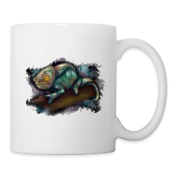 Caméléon - Mug blanc - blanc - Droite