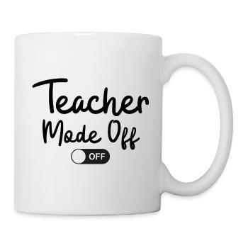 Mode enseignant désactivé Dernier jour de l’été des enseignants - Mug blanc - blanc - Droite