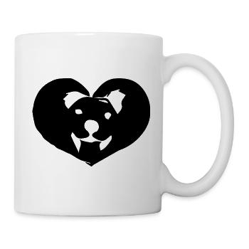 Hund Dog - Tasse - Weiß - Rechts