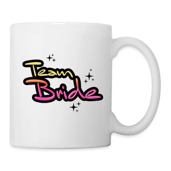 Team bride retro mariage mariage bachelorette - Mug blanc - blanc - Droite