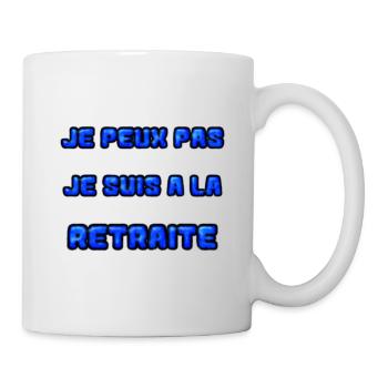 RETRAITE. RETRAITE. RETRAITEE. RETRAITE - Mug blanc - blanc - Droite