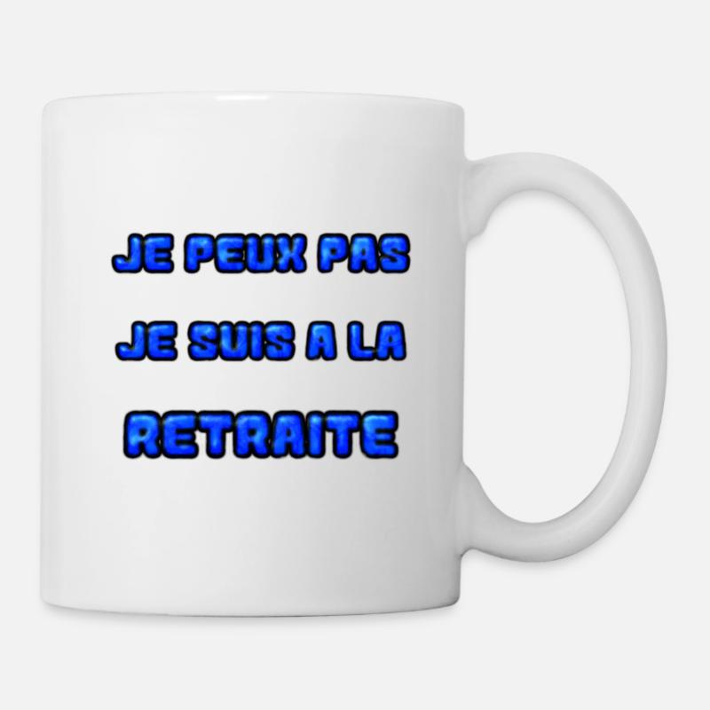 RETRAITE. RETRAITE. RETRAITEE. RETRAITE - Mug blanc - blanc