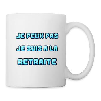 RETRAITE. RETRAITE. RETRAITEE. RETRAITE - Mug blanc - blanc - Droite