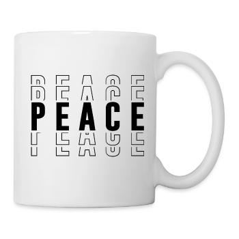 Paix - Mug blanc - blanc - Droite