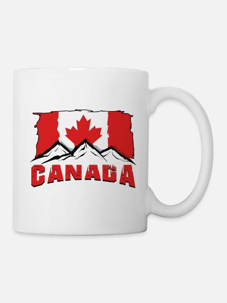 Drapeau du Canada - Mug blanc - blanc