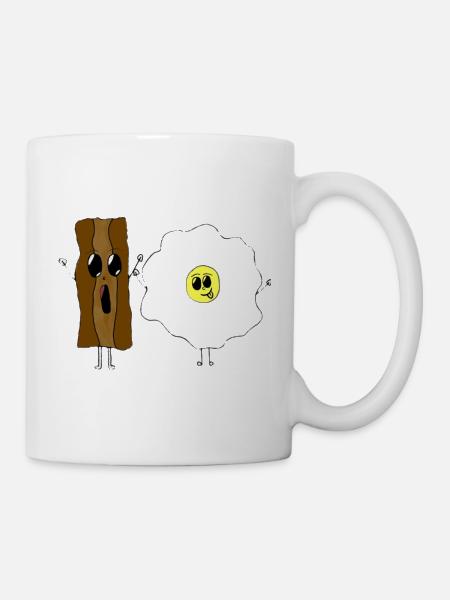 billy bacon n ellie eggs | original by. MMJ49 - Mug - white