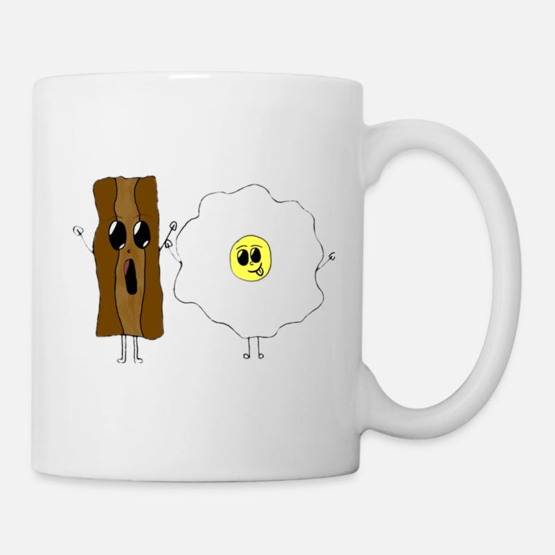 billy bacon n ellie eggs | original by. MMJ49 - Mug - white