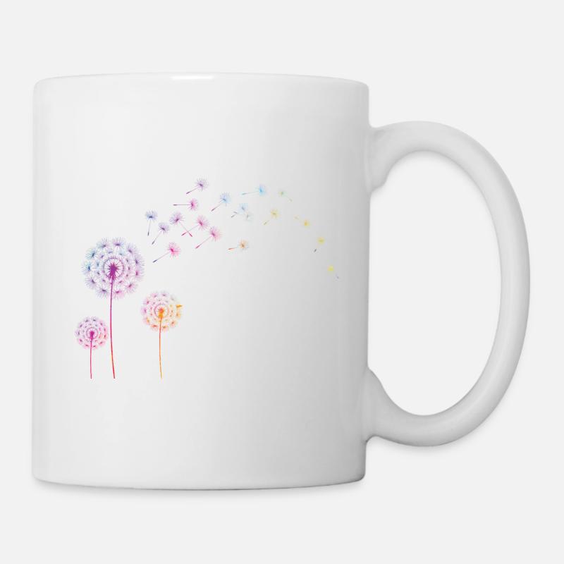 Dandelion Color Splash - Mug - white