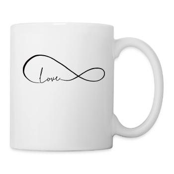 Unendliche Liebe - Tasse - Weiß - Rechts