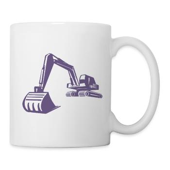 Silhouette de pelle, conception précise pour - Mug blanc - blanc - Droite
