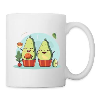 Happy Avocado Family - Mug - white - Right