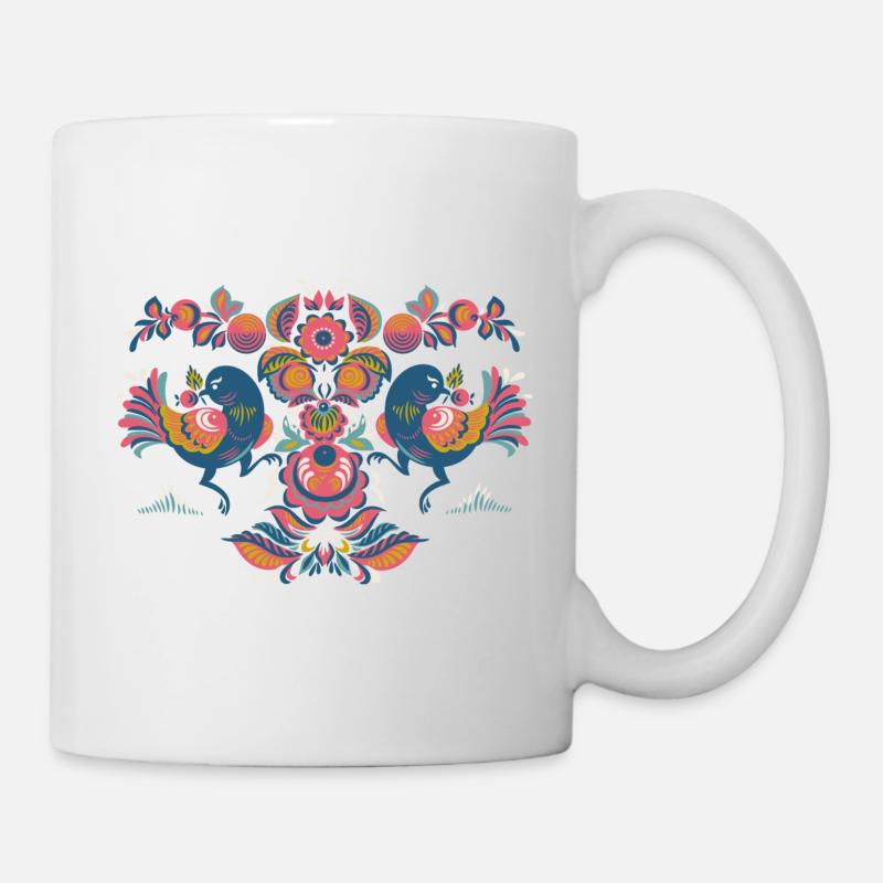 Vögel - Tasse - Weiß