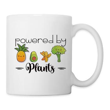 powered by plants - Mug - white - Right