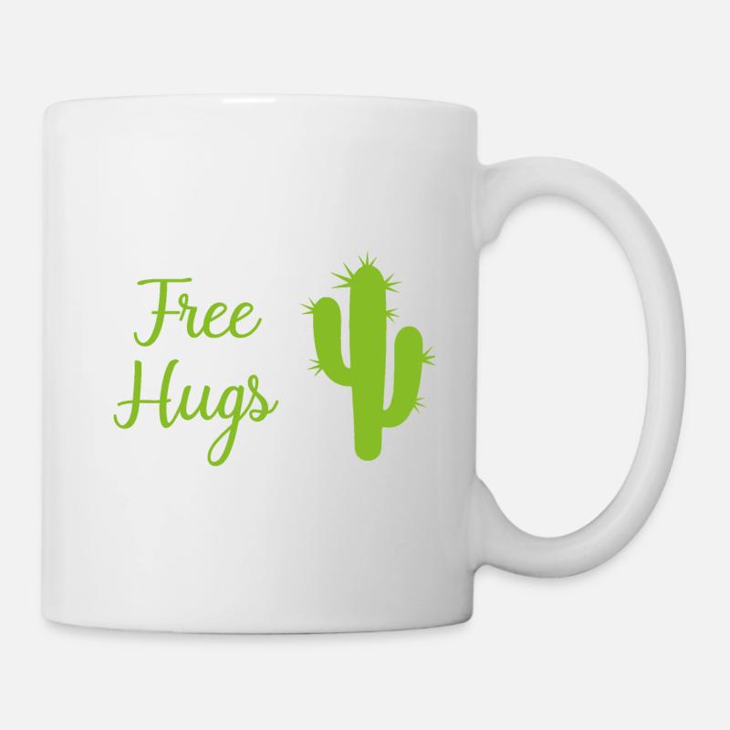 free hugs - Tasse - Weiß