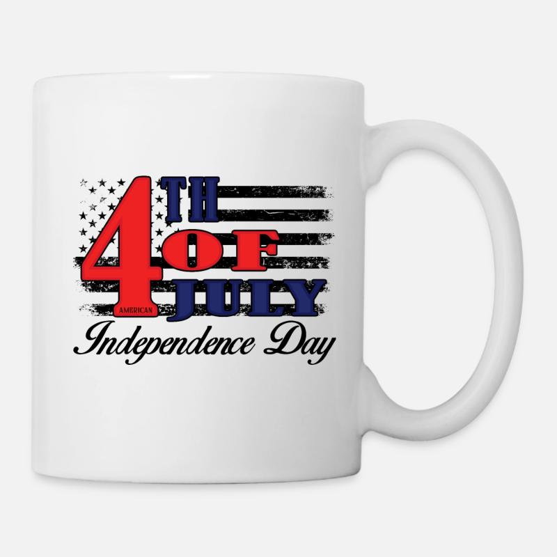 Independence Day - Tasse - Weiß