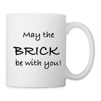 bricks - Tasse - Weiß - Rechts