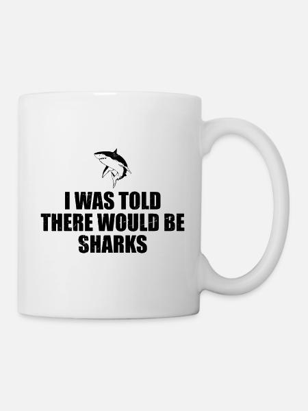I Was Told There Would Be Sharks - Shark Lover - Kop/krus - hvid