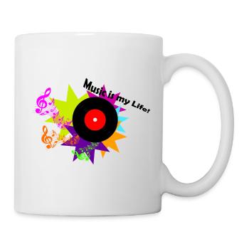 Music is my Life! - Mug - white - Right