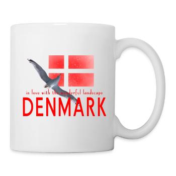 Mouette du Danemark - Mug blanc - blanc - Droite
