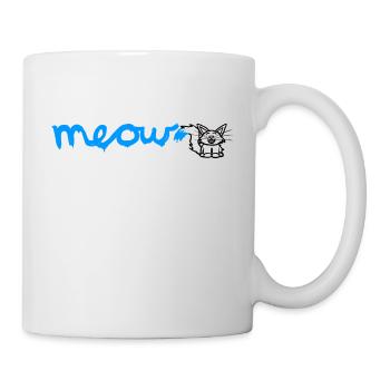 Painting Cat - Mug - white - Right
