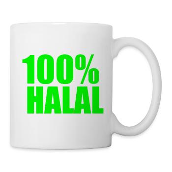 Halal - Tasse - Weiß - Rechts