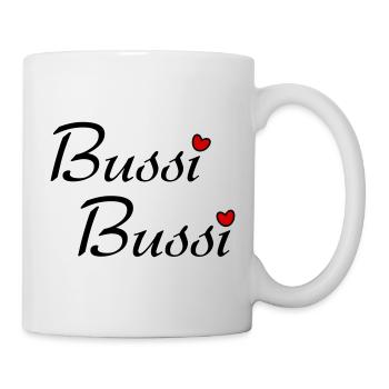 Bussi Bussi - Tasse - Weiß - Rechts