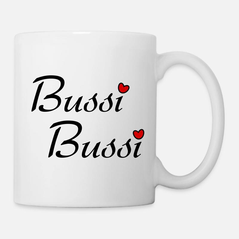 Bussi Bussi - Tasse - Weiß