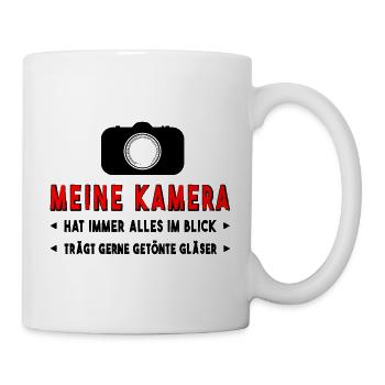 Kamera Fotograf - Tasse - Weiß - Rechts