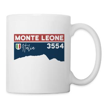 Monte Leone Höhe Hochtour Besteigung Dolomiten - Tasse - Weiß - Rechts