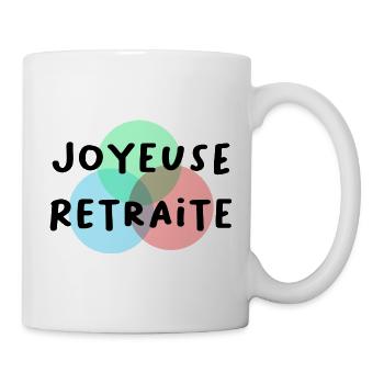 RETRAITE. RETRAITE. RETRAITEE. RETRAITE - Mug blanc - blanc - Droite
