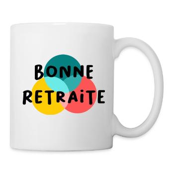 RETRAITE. RETRAITE. RETRAITEE. SENIOR. MAMIE. PAPY - Mug blanc - blanc - Droite