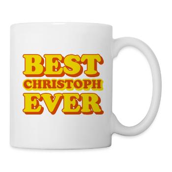 Christoph Prénom Drôle de cadeau - Mug blanc - blanc - Droite