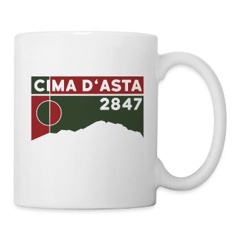 Cima d’Asta Hike Mountain Tour Route Normale Italie - Mug blanc - blanc - Droite