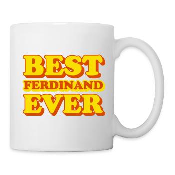 Ferdinand Vorname Lustiges Geschenk - Tasse - Weiß - Rechts