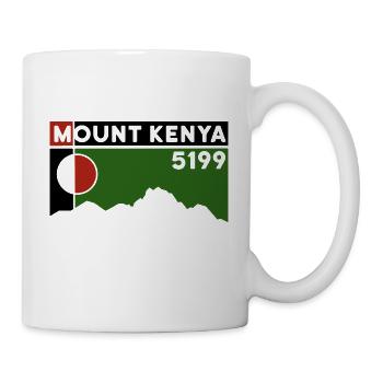 Mount Kenya Hike Trekking Climbing Gift - Mug - white - Right