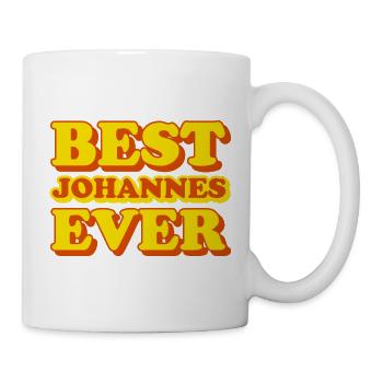 Johannes Prénom Drôle de cadeau - Mug blanc - blanc - Droite