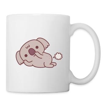 Cute Koala Picking Nose And Farting Funny - Mug - white - Right