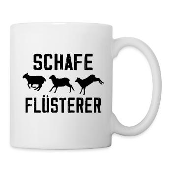 Schafe Flüsterer Lamm Kalb Geschenk - Mug blanc - blanc - Droite