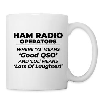 Amateuramateur Amateurfunker Lustiger Spruch - Tasse - Weiß - Rechts