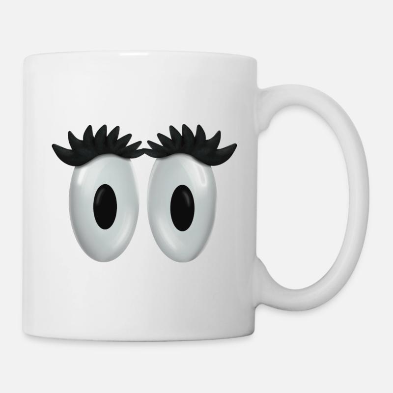 Augen - Tasse - Weiß