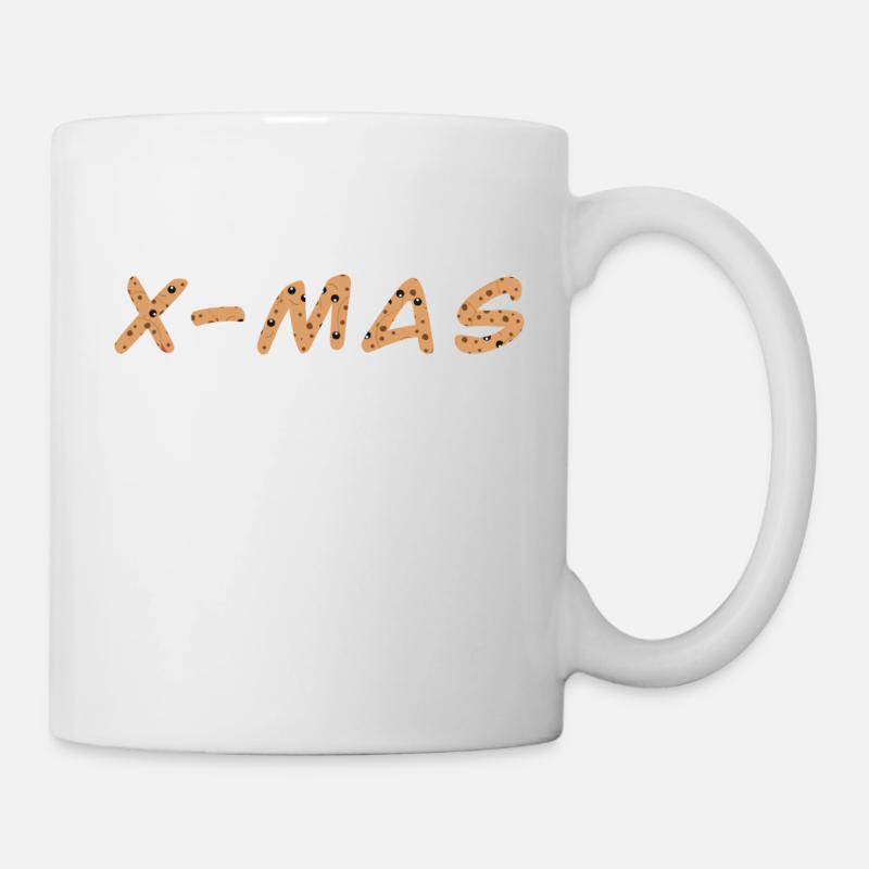 X-MAS & Cookies - Mug - white