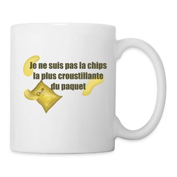 Chips - Mug blanc - blanc - Droite